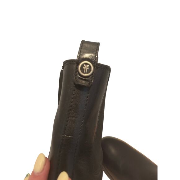 Frye Melissa Double Sole Black Chelsea Boot Size 9 New - Picture 9 of 10